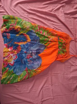 Abito estivo tropicale stile Desigual S/M