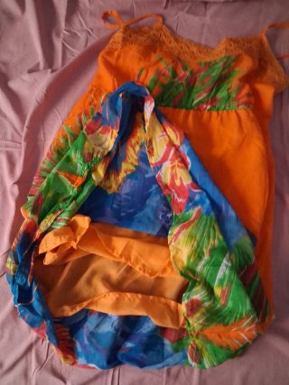Abito estivo tropicale stile Desigual S/M