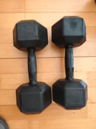 Mancuernas 7.5 kg y 12.5 kg