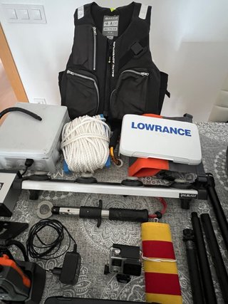 Lote Accesorios Pesca Kayak