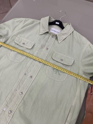Giacca Calvin Klein Jeans verde oversize XS