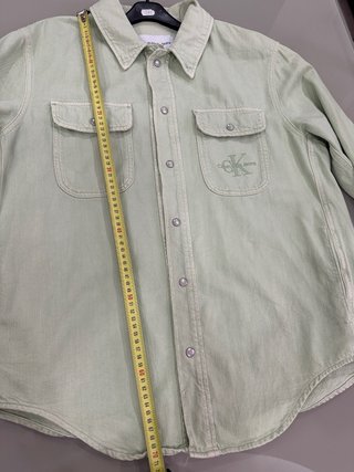 Giacca Calvin Klein Jeans verde oversize XS
