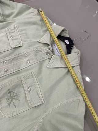 Giacca Calvin Klein Jeans verde oversize XS