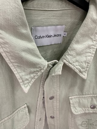 Giacca Calvin Klein Jeans verde oversize XS
