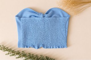 Pack 2 Tops Lazo Beige y Azul