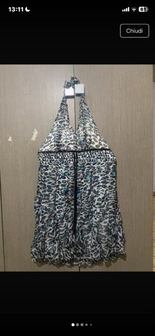 Vestito donna fantasia animalier