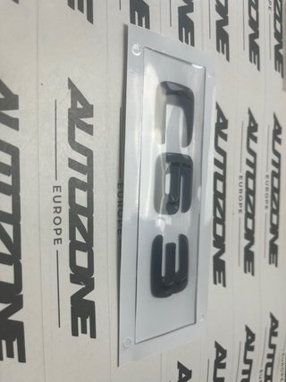 Emblema C63 negro para maletero Mercedes Benz