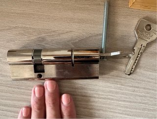 Bombín CISA para cerradura con 2 llaves