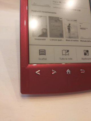 Sony PRS-T2 E-reader Rosso