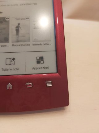 Sony PRS-T2 E-reader Rosso