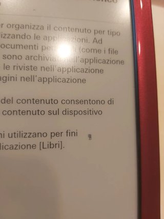 Sony PRS-T2 E-reader Rosso