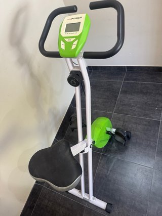 Bicicleta Estática Plegable Verde