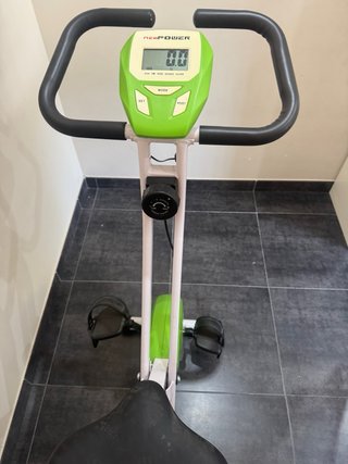 Bicicleta Estática Plegable Verde