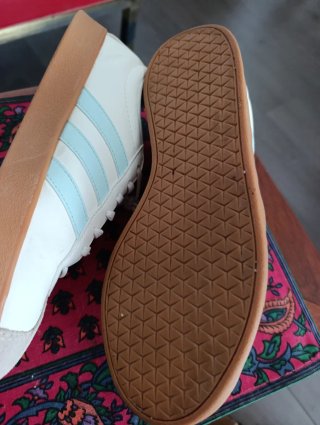 Zapatillas Adidas T40.5 Blancas y Azules