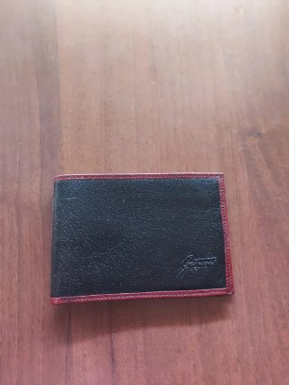 Portafoglio Gattinoni nuovo nero/rosso