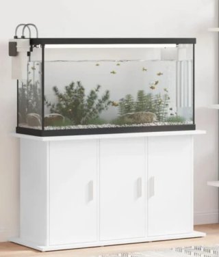 Mueble Acuario Blanco Madera
