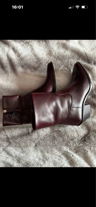 Botines Zara burdeos