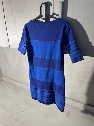 Abito Pinko Maglia Blu Elettrico Taglia M