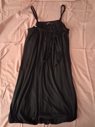 Mini abito Sublimis Y2K nero palloncino