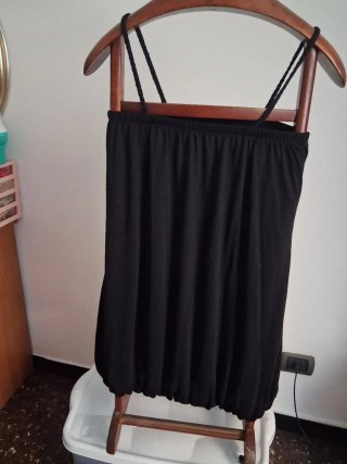 Mini abito Sublimis Y2K nero palloncino