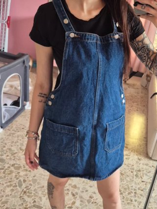Salopette in denim