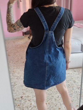 Salopette in denim