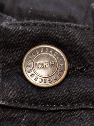 Bermuda Jeans Iceberg Unisex Blu