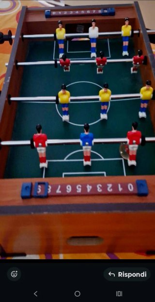 Calcio balilla + mini biliardo. Come nuovo