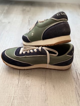Zapatillas El Ganso Verde y Negro