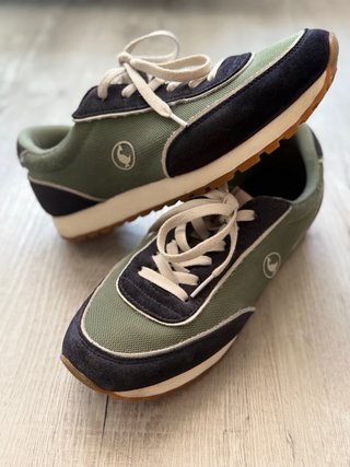 Zapatillas El Ganso Verde y Negro