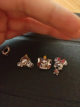 Lote 4 charms pulsera plata
