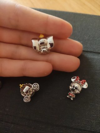 Lote 4 charms pulsera plata