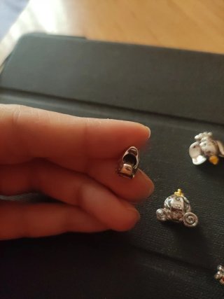 Lote 4 charms pulsera plata