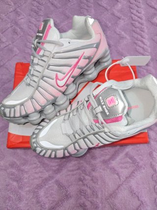 Nike Shox TL Mujer Rosa Blanco