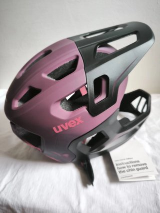 Casco Uvex React Jr. Fullface