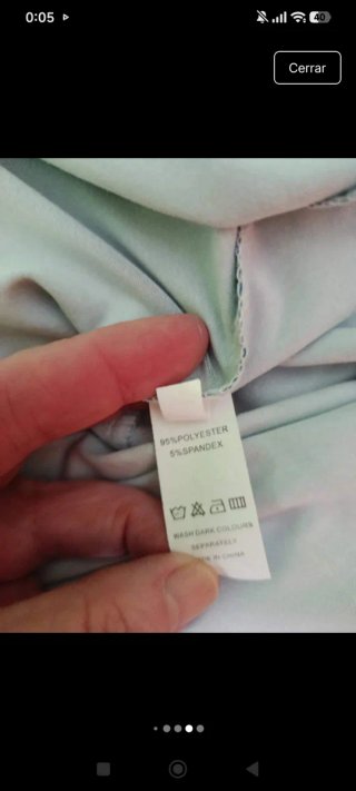 Vestido efecto vaquero