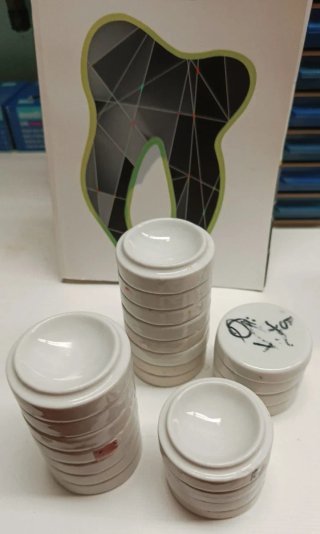 Cuencos apilables para mezclar cerámica