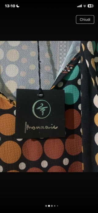 Vestito donna fantasia pois