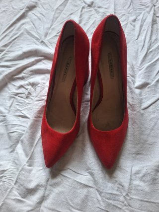 Zapatos tacón rojos Talla 38