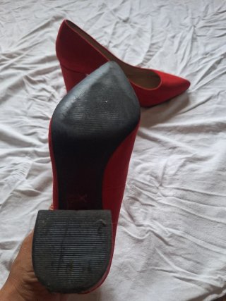 Zapatos tacón rojos Talla 38