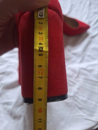 Zapatos tacón rojos Talla 38