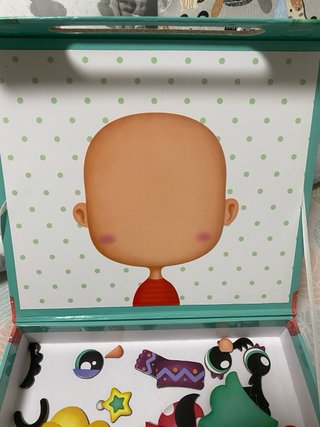 Juego magnético de caras divertidas