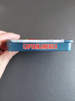 Lego Captain America minifigure scatola danneggiat