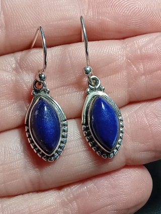 Pendientes Plata Ley lapizlazuli