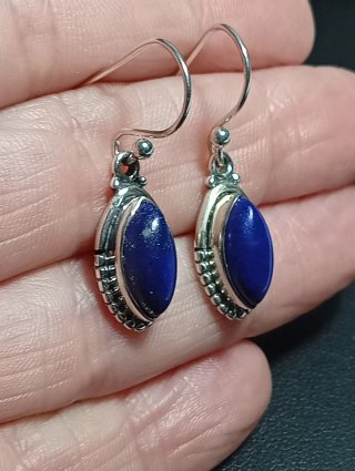 Pendientes Plata Ley lapizlazuli