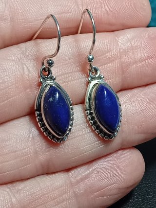 Pendientes Plata Ley lapizlazuli