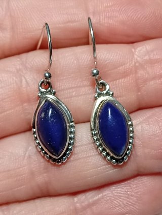 Pendientes Plata Ley lapizlazuli