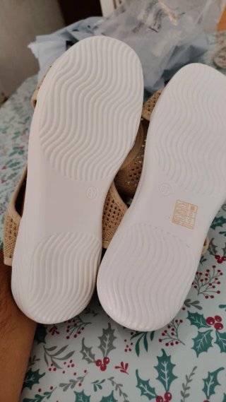 Sandalias deportivas mujer slip-on beige