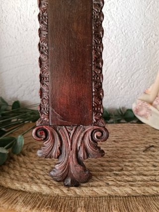 Crucifijo antiguo madera y hierro