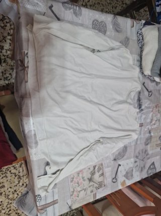 Jersey manga larga blanco